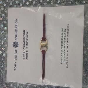 Tory Burch Maroon bracelet